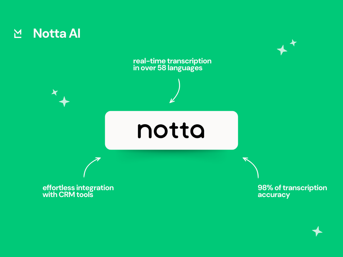 Notta AI-Powered Transcription with Real-Time Accuracy & Speed