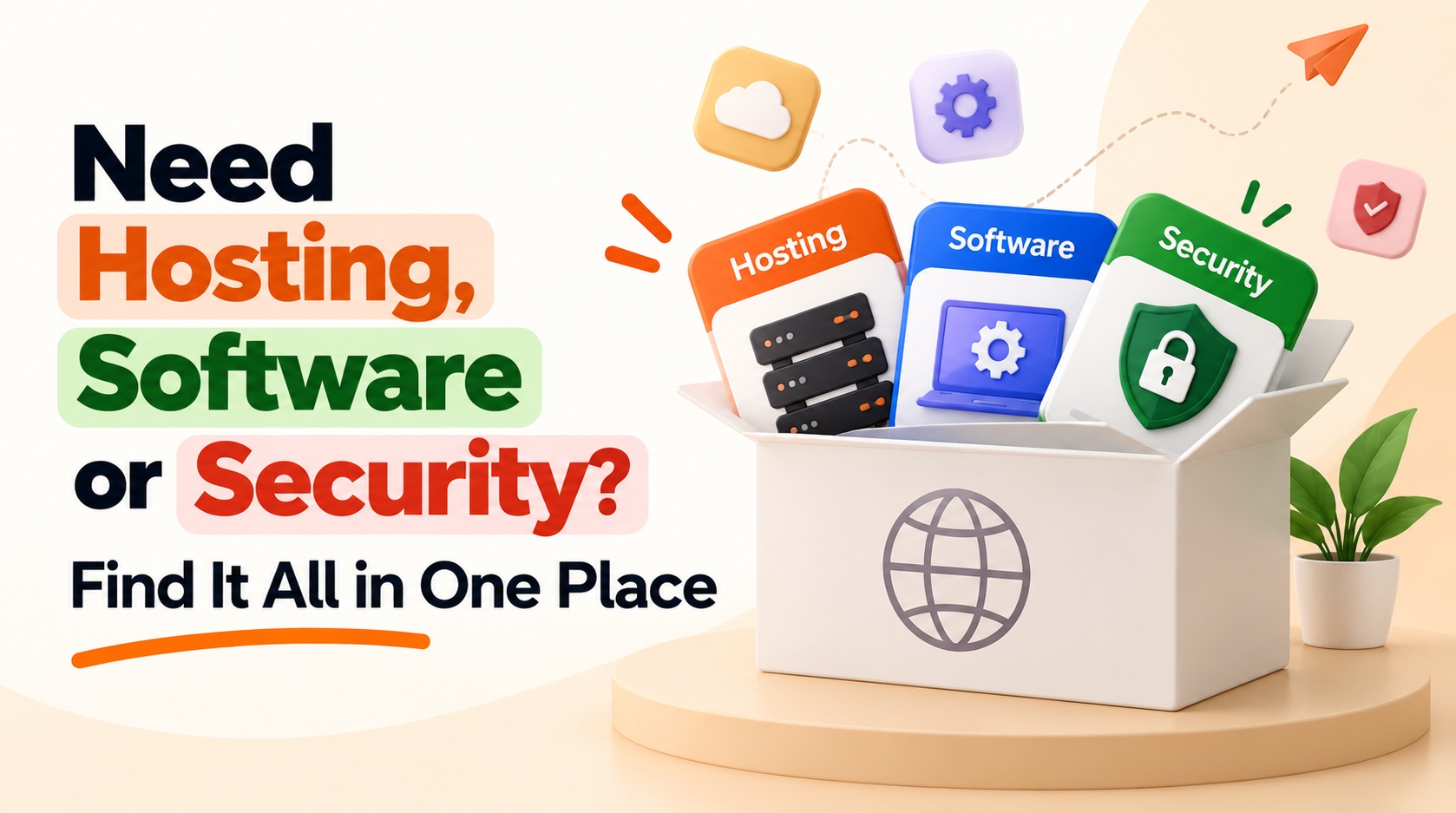 Need Hosting, Software or Security? Find It All in One Place